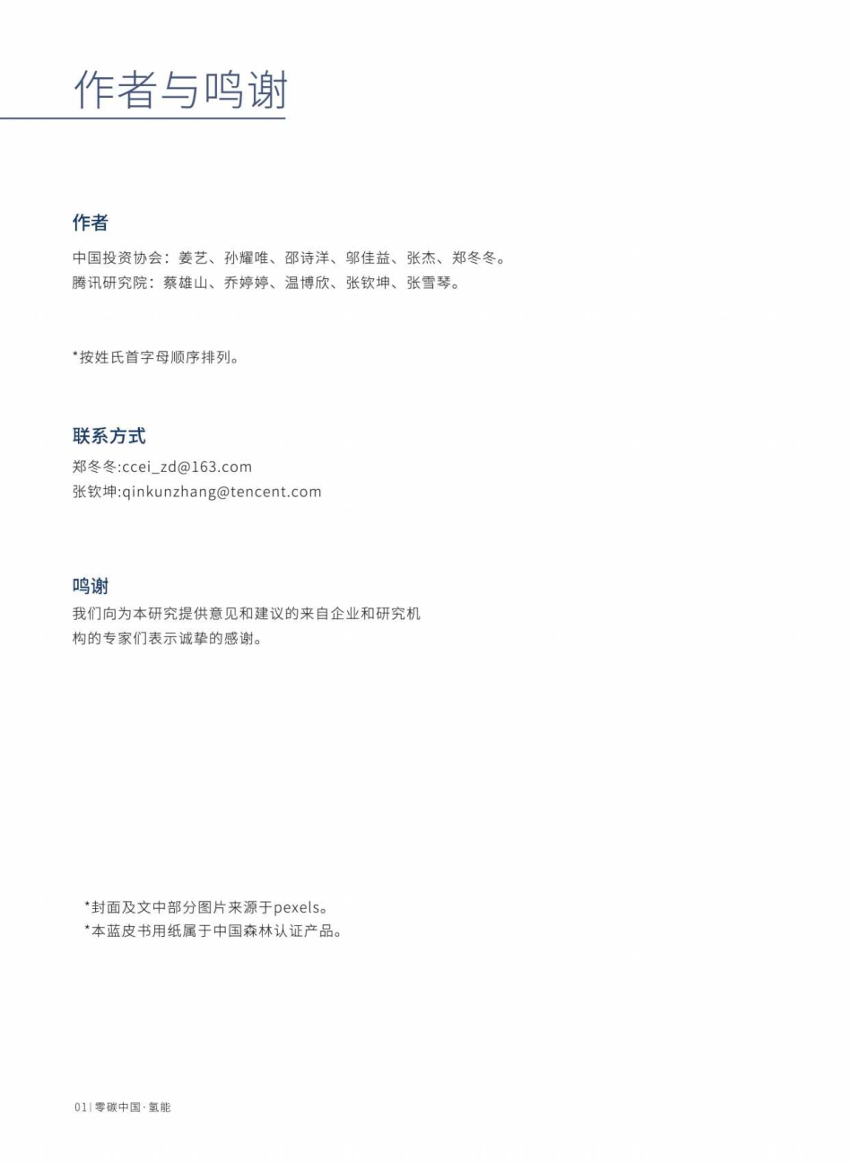 2021零碳中国·氢能蓝皮书—执行摘要_第2页