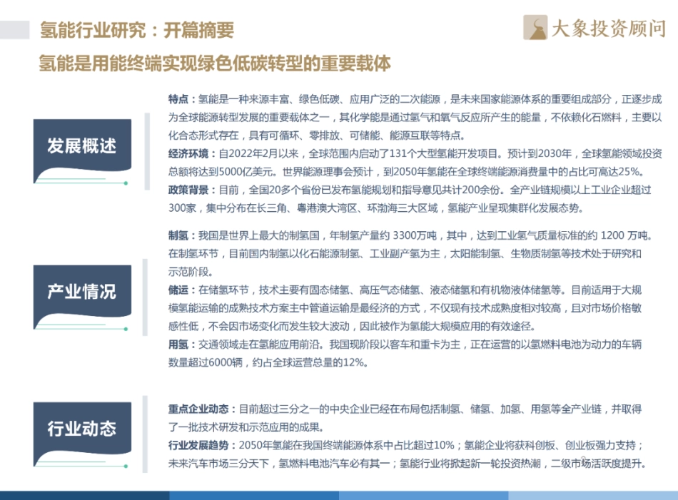 2022年中国氢能源产业战略发展报告_第2页