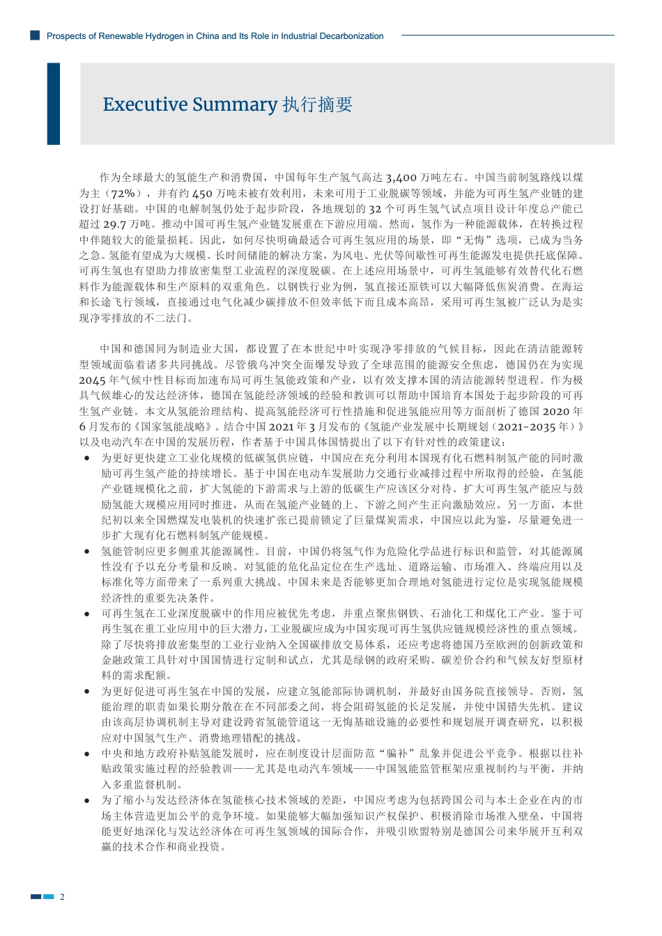 可再生氢在中国的前景及在工业脱碳中的作用-36页_第3页