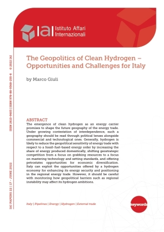 国际事务研究院-清洁氢的地缘政治——意大利的机遇与挑战-19页