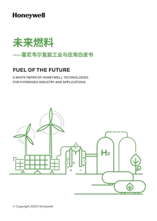 未来燃料—氢能工业与应用白皮书-27页