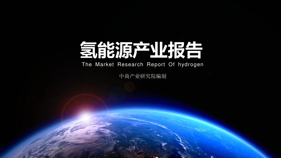 氢能源产业报告-109页_第1页