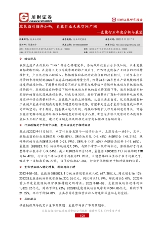 氢能行业年度分析与展望：政策指引循序加码，氢能行业未来空间广阔-川财证券-21页