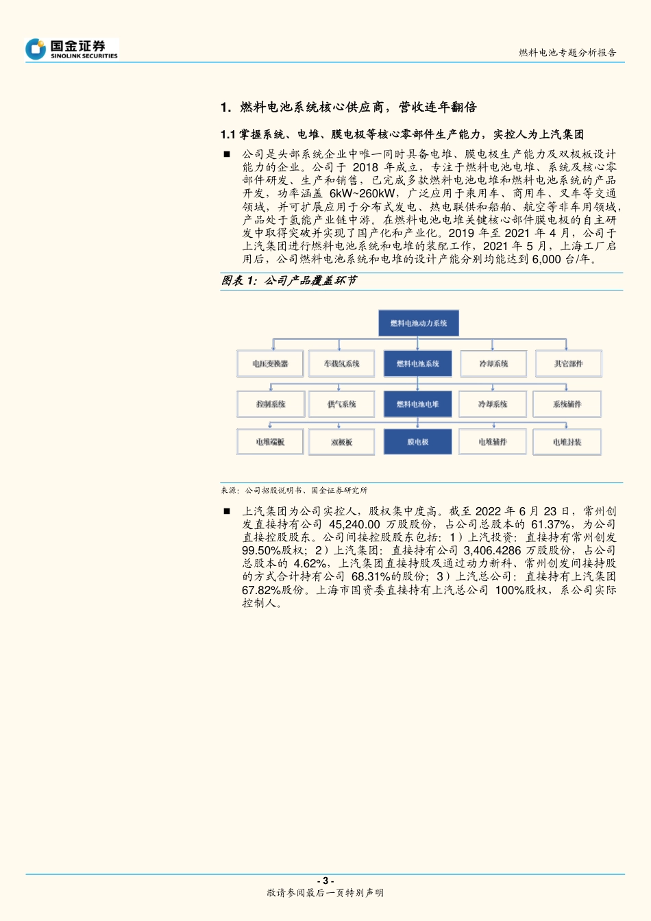 燃料电池行业专题分析报告：捷氢科技招股说明书梳理-20221023-国金证券-15页_第3页