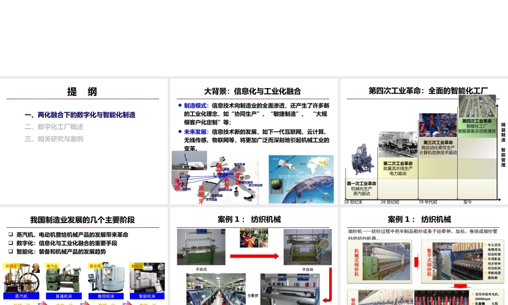 智能制造与数字化工厂