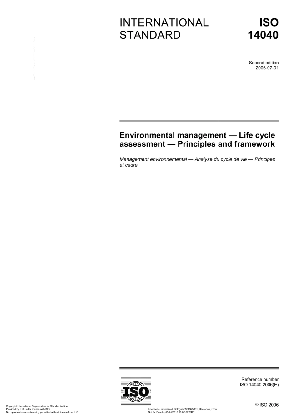 ISO 14040-2006（英文版）_第1页