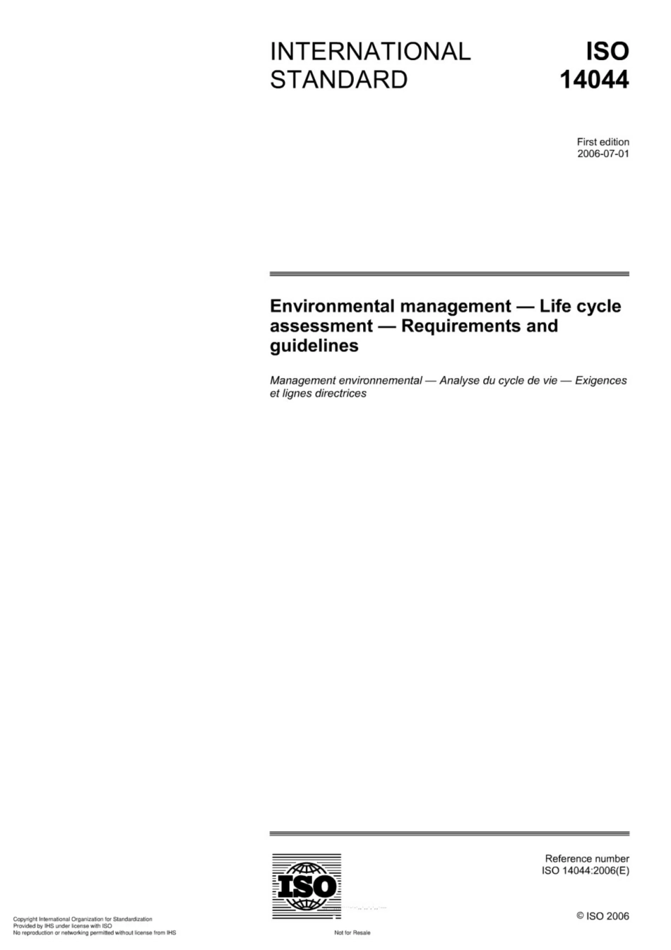 ISO 14044-2006（英文版）_第1页
