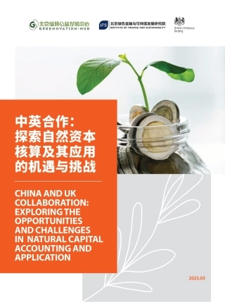 中英合作：探索自然资本核算及其应用的机遇与挑战--北京绿研公益发展中心