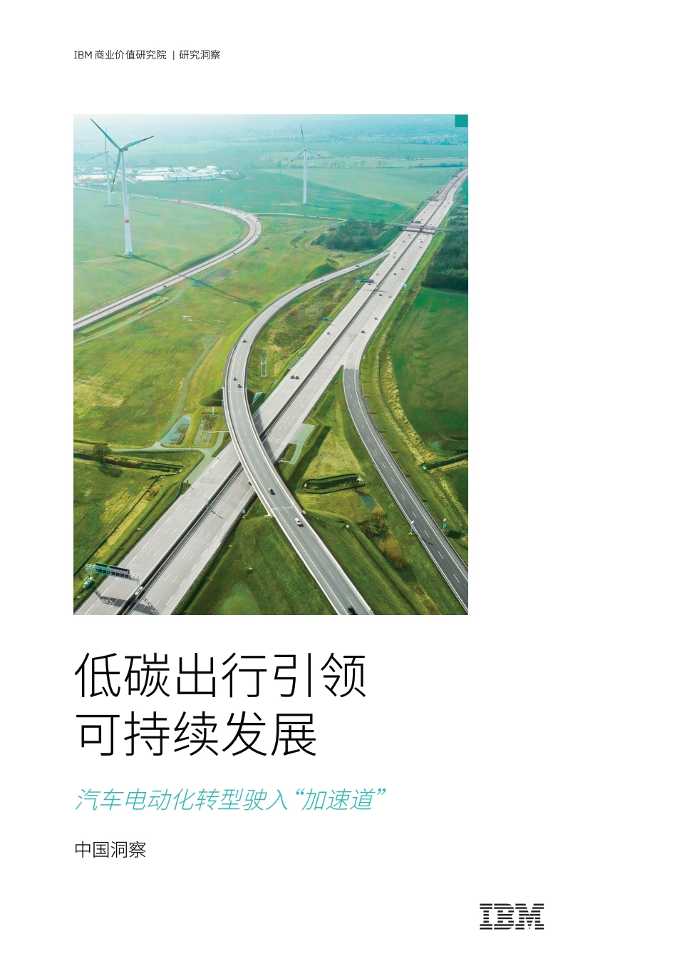 低碳出行引领可持续发展：汽车电动化转型驶入“加速道”--IBM_第1页