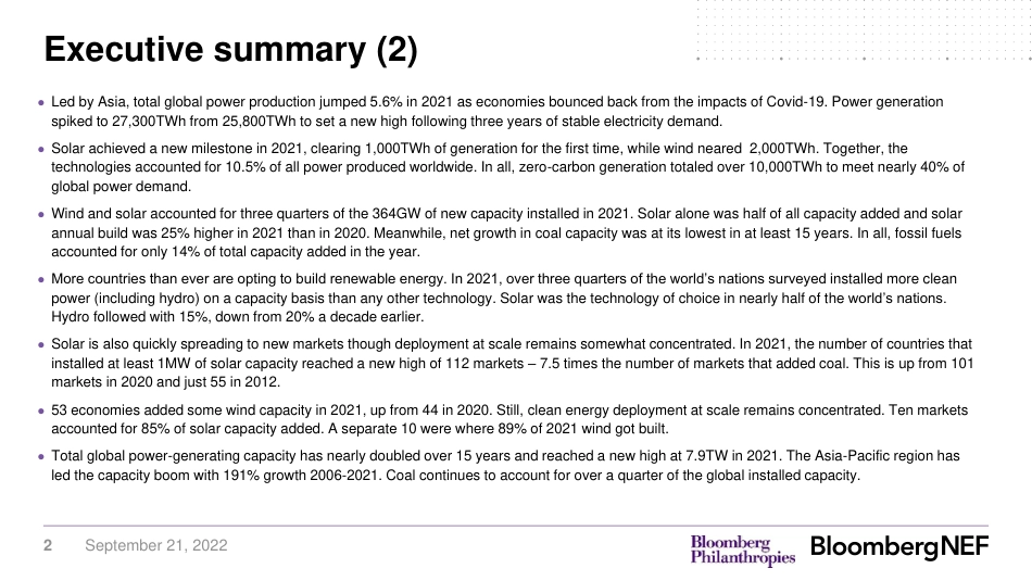 全球电力转型趋势2022（英）--BloombergNEF_第3页