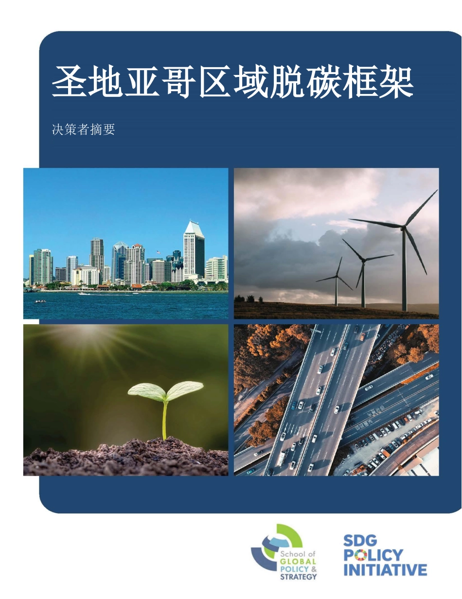 圣地亚哥区域脱碳框架：决策者摘要_第1页