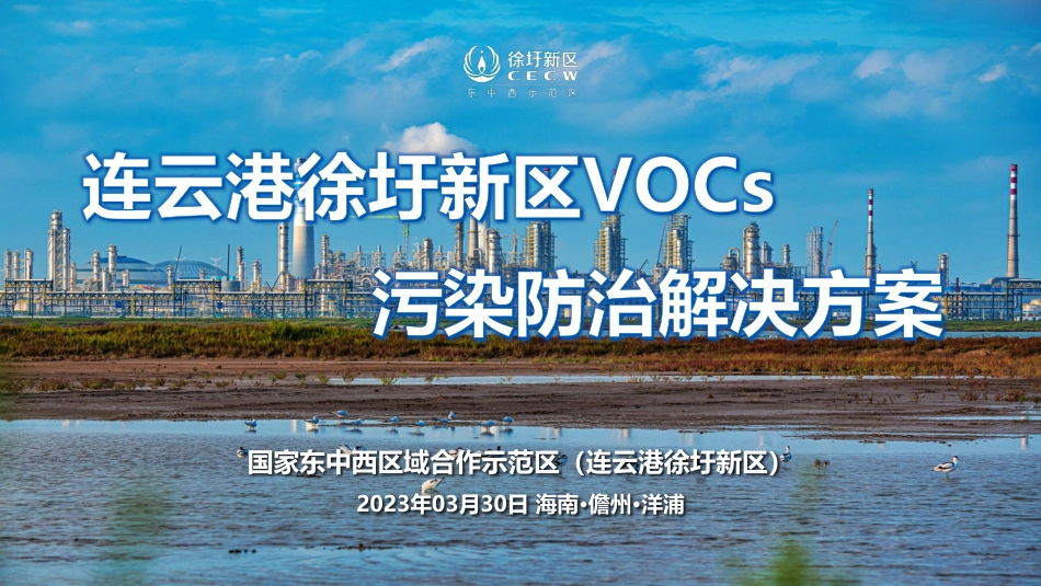 张玉兰：连云港徐圩新区VOCs污染防治解决方案_第1页