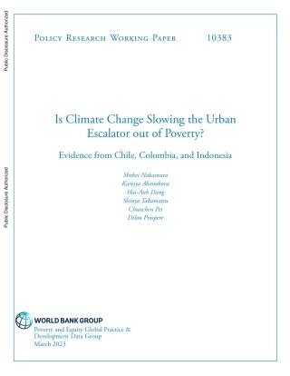 气候变化减缓了城市升级进程吗？：来自智利、哥伦比亚和印度尼西亚的证据（英）-世界银行