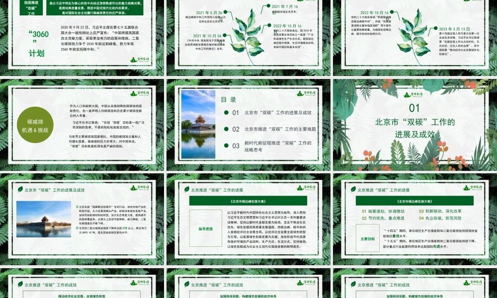 北京市“双碳”工作的进展、成效与战略思考-202304-北京市社会科学院城市问题研究所所长陆小成-38页