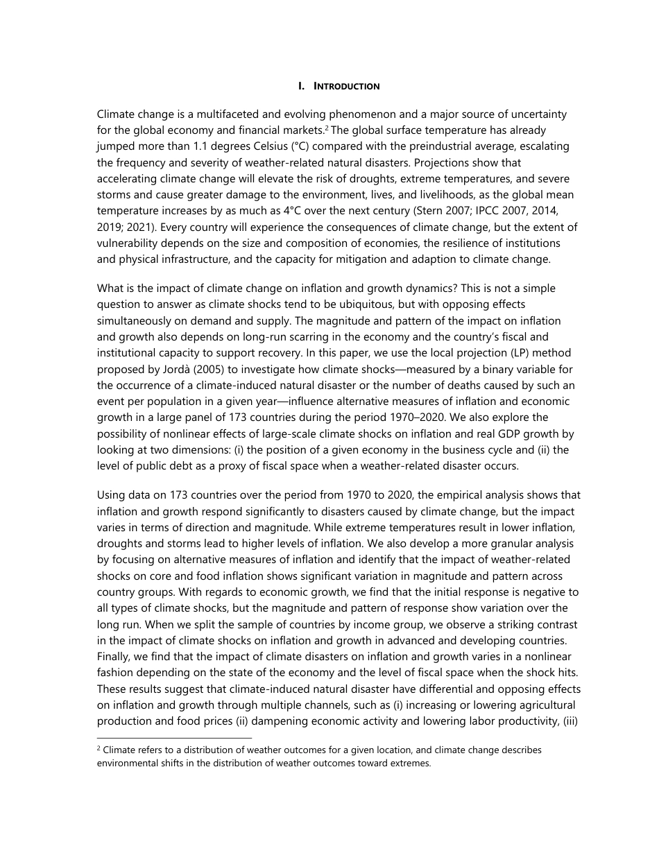 IMF-风暴眼：气候冲击对通货膨胀和增长的影响-33页_第3页