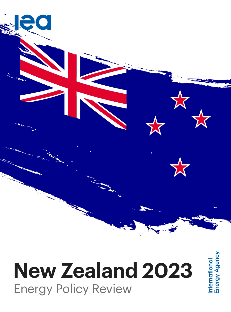 国际能源署-新西兰2023能源政策审查-160页_第1页