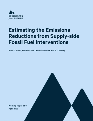 未来能源研究所-估算供应方化石燃料干预措施的减排量-50页