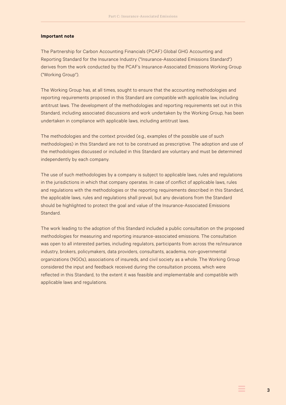 PCAF：金融业全球温室气体核算和报告标准-C 部分 - 保险相关排放（英文）_第3页
