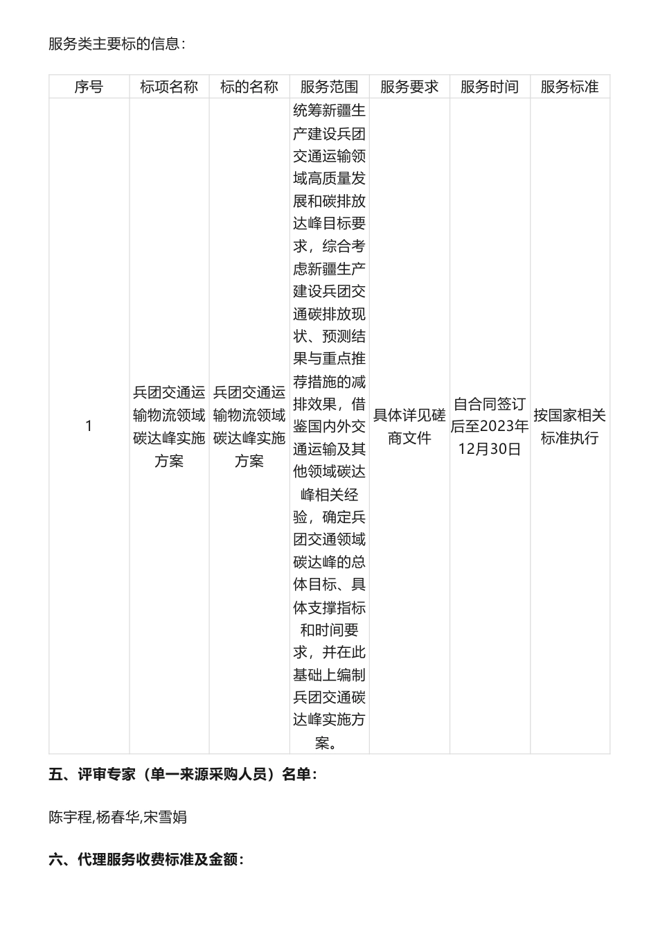 【中标】碳方案78.2万-新疆生产建设兵团交通运输物流领域碳达峰实施方案中标(成交)结果公告-交通运输部科学研究院_第2页