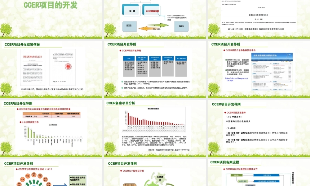 碳资产开发与管理