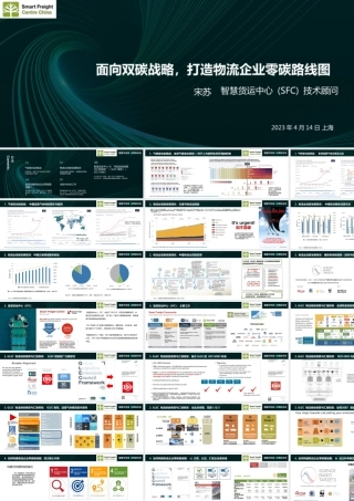 智慧货运中心 宋苏-面向双碳战略，打造物流企业零碳路线图-27页