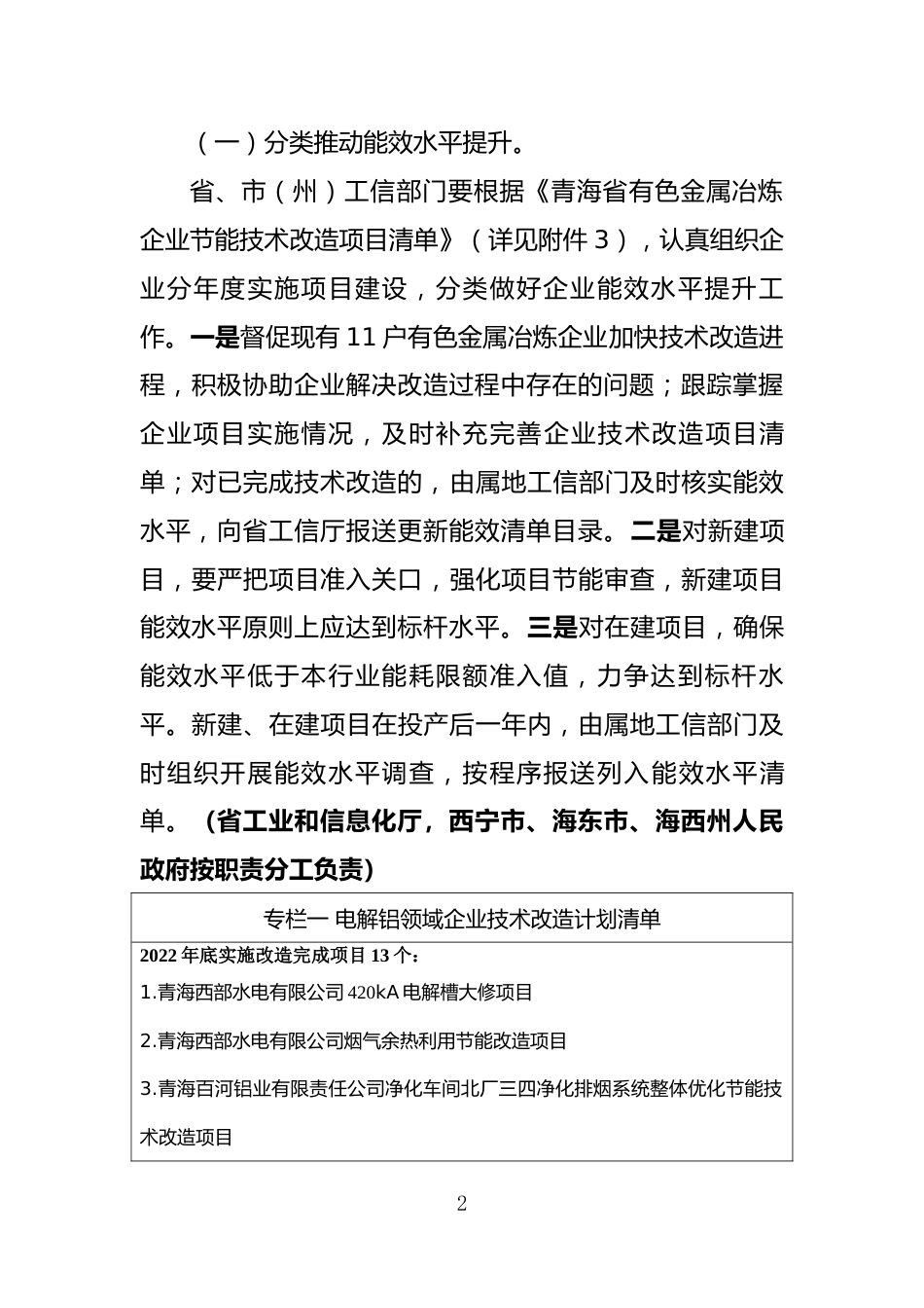 5.青海省重点领域有色金属冶炼行业节能降碳技术改造_第2页