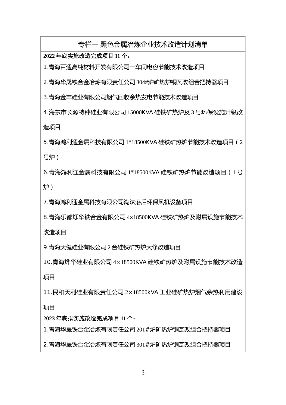 2.青海省重点领域黑色金属冶炼行业节能降碳技术改造_第3页