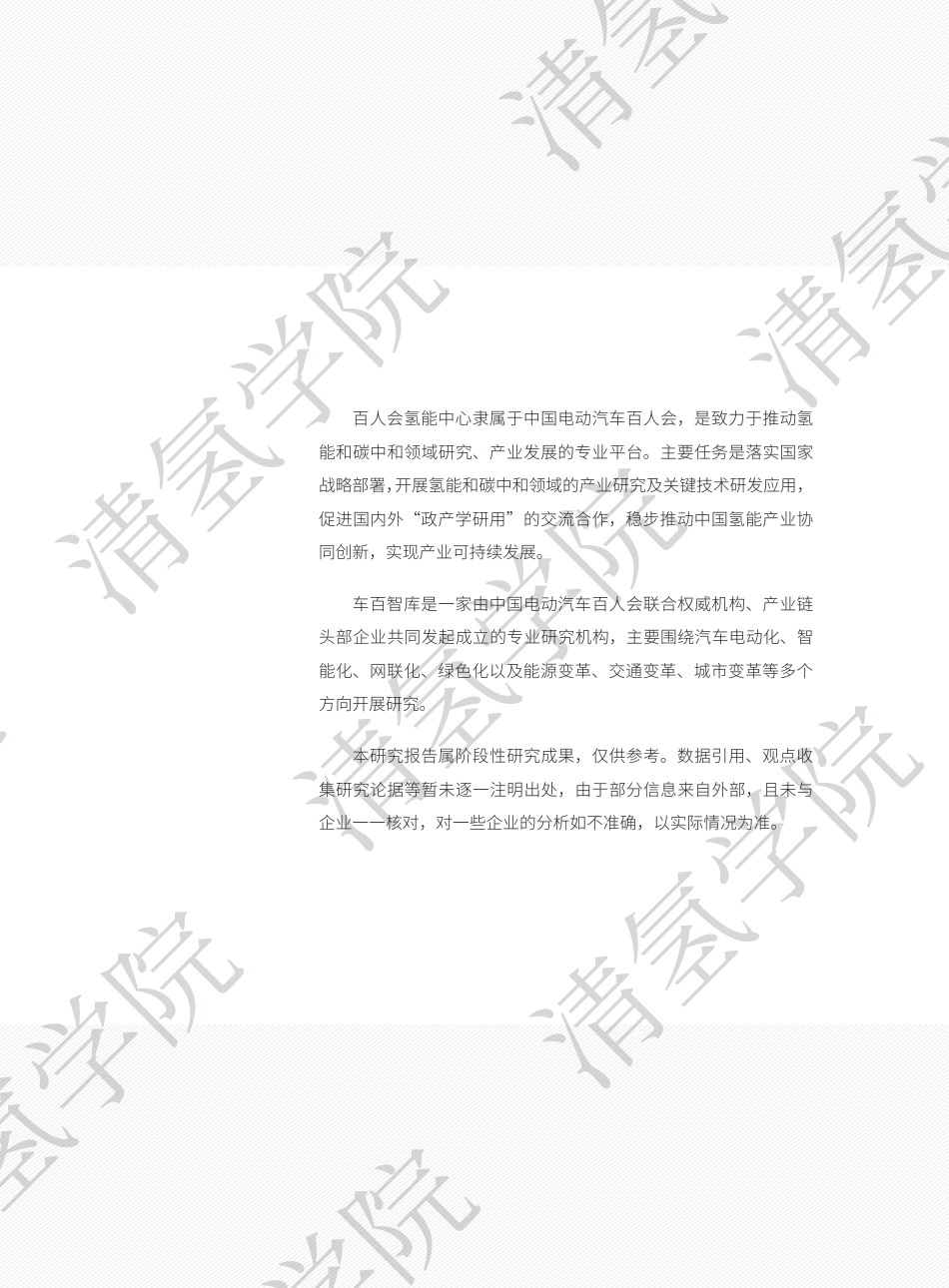 面向2030：多元场景下氢能减碳经济性研究--清华大学_第3页