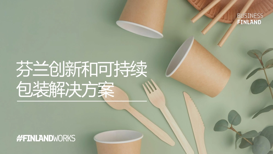 芬兰创新和可持续包装解决方案-FINLANDWORKS_第1页