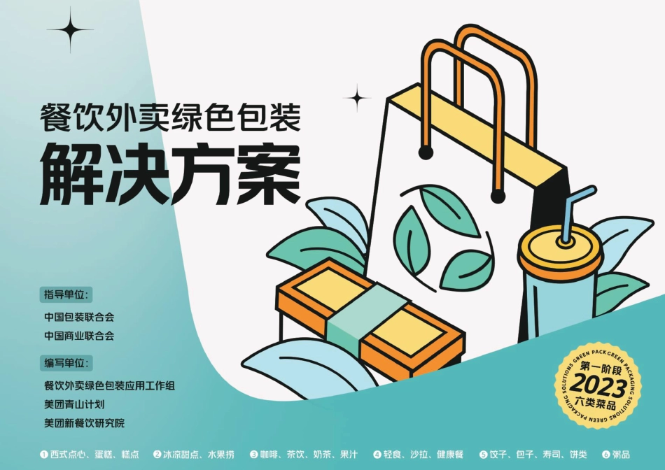 餐饮外卖绿色包装解决方案-美团&青山计划-2023-83页_第1页