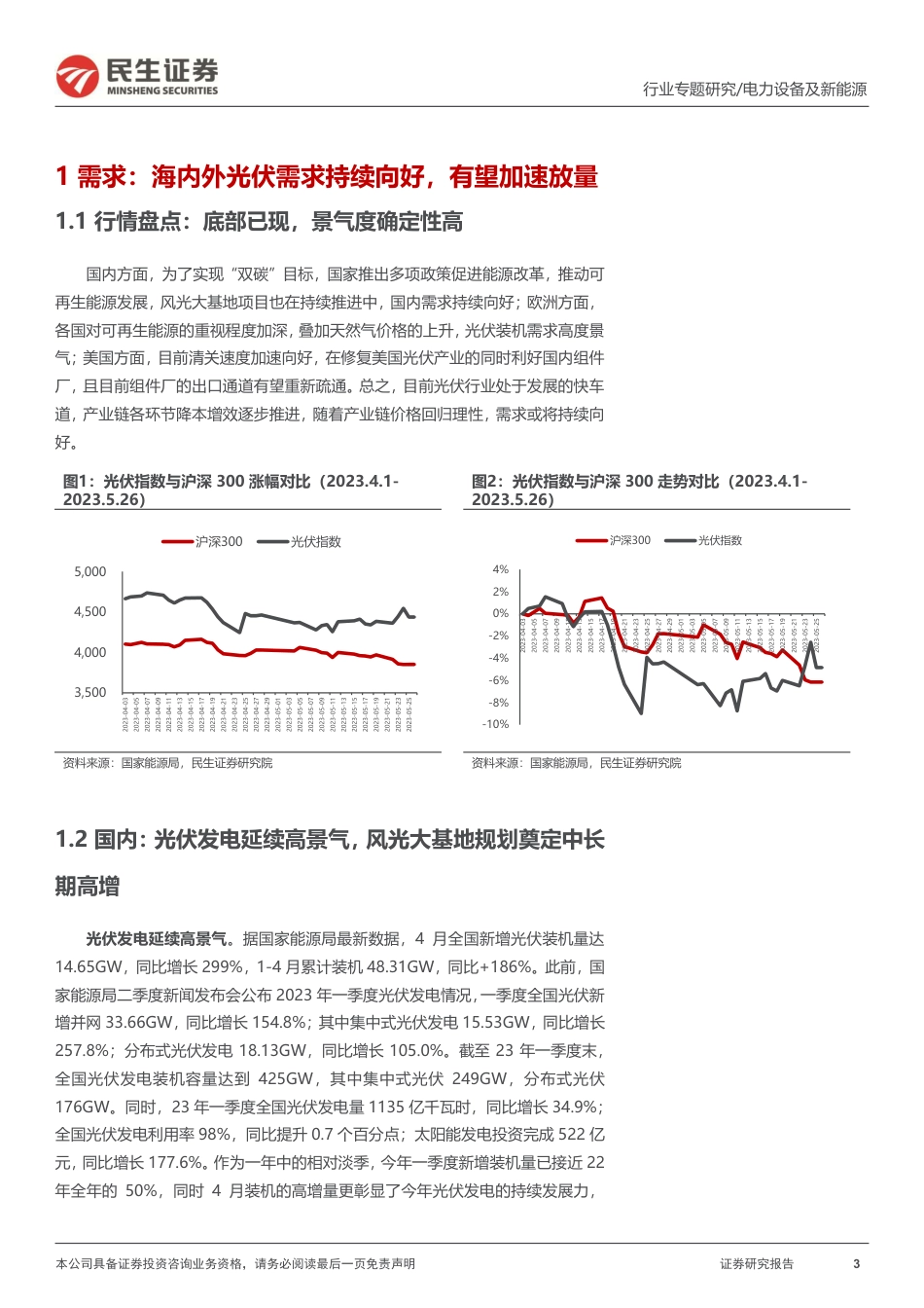 民生证券：洞鉴光伏·5月刊-且徜徉_第3页