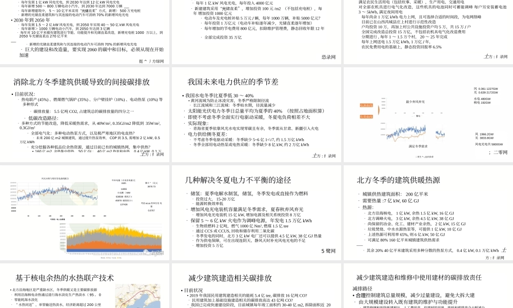 江亿院士：我国建筑的碳达峰和碳中和