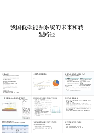 江   亿：我国低碳能源系统的未来和转型路径