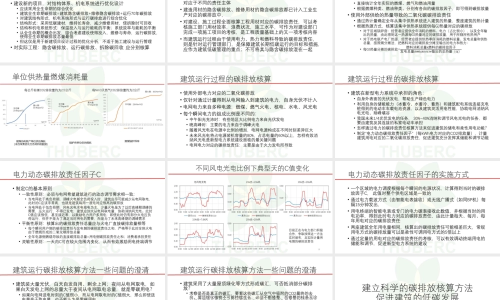 建立建筑领域科学的碳排放核算方法