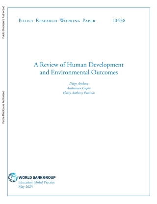 世界银行-人类发展与环境成果综述（英）