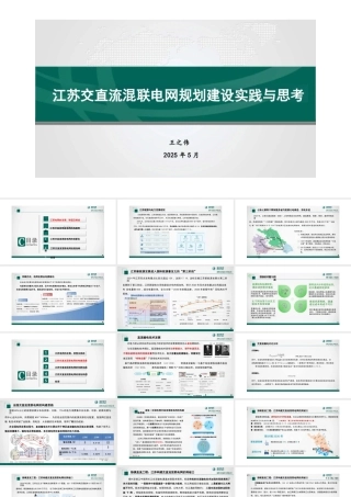 国网江苏 王之伟：江苏交直流混联电网规划建设实践与思考