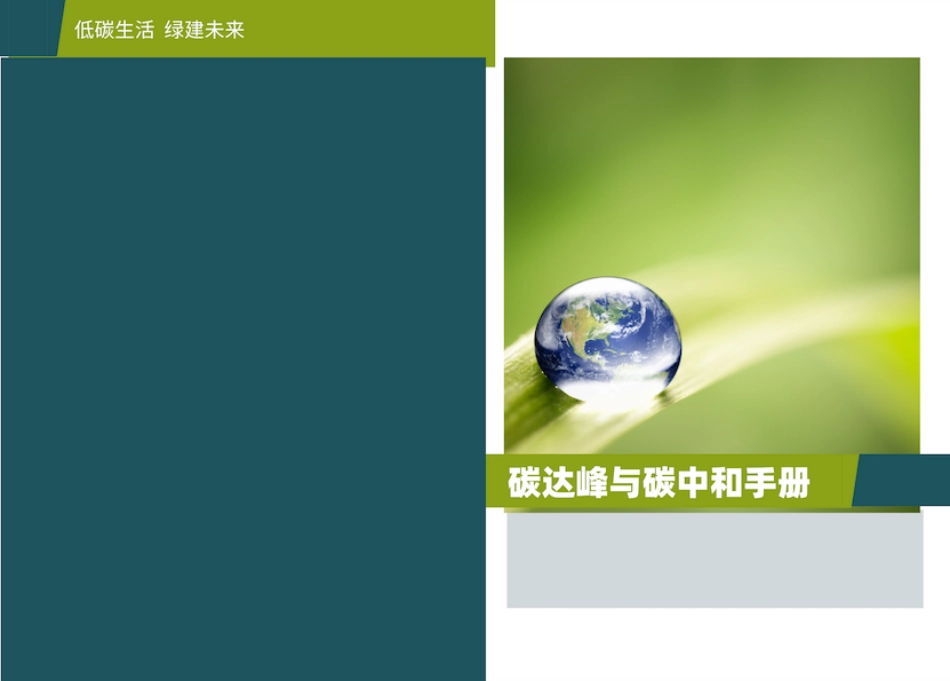 05 碳达峰碳中和手册_第1页