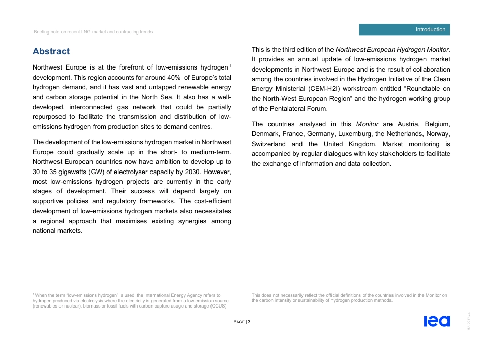 国际能源署IEA：西北欧氢能监测2025（英文版）_第3页