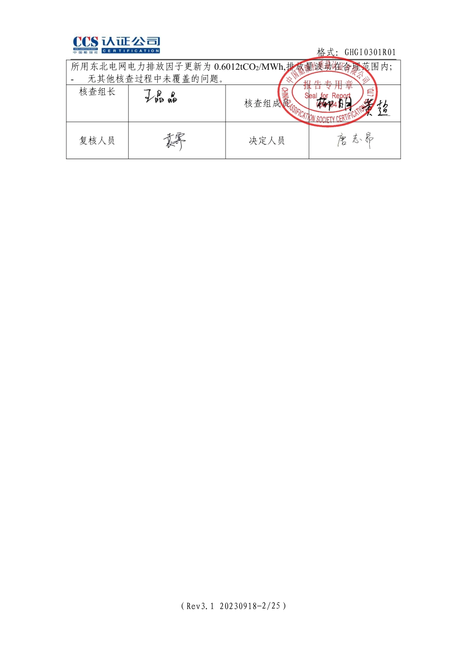 哈尔滨空调股份有限公司2023年度温室气体排放核查报告_第3页