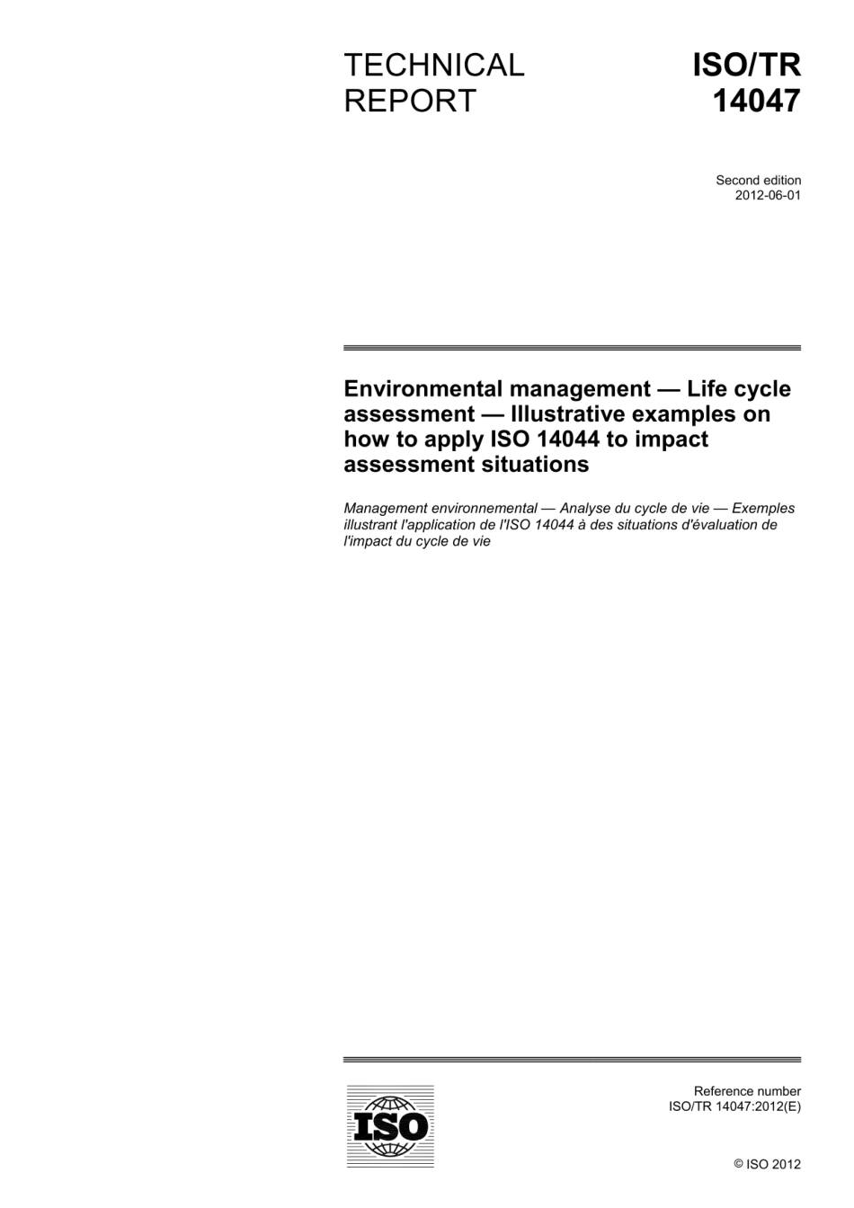 【英】ISO 14047-2012 ISO 环境管理-生命周期评估-如何将ISO14044应用于影响评估情况的示例_第1页