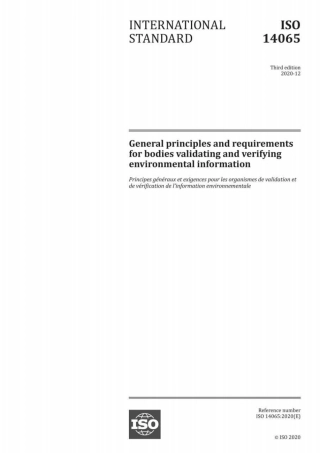 【英】ISO 14065-2020 环境信息审定与核查机构通用原则和要求