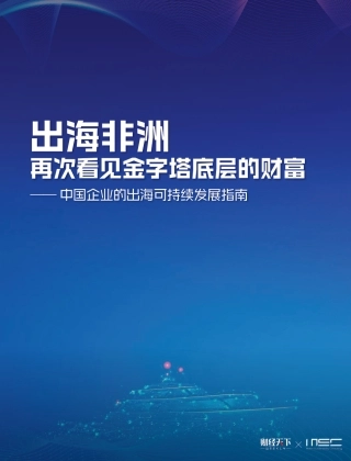 MSC咨询：出海非洲：再次看见金字塔底层的财富——中国企业的出海可持续发展指南