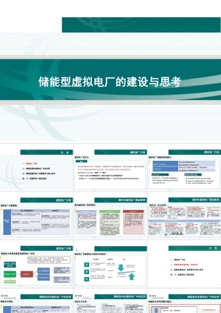 国家电网PPT：储能型虚拟电厂的建设与思考-28页