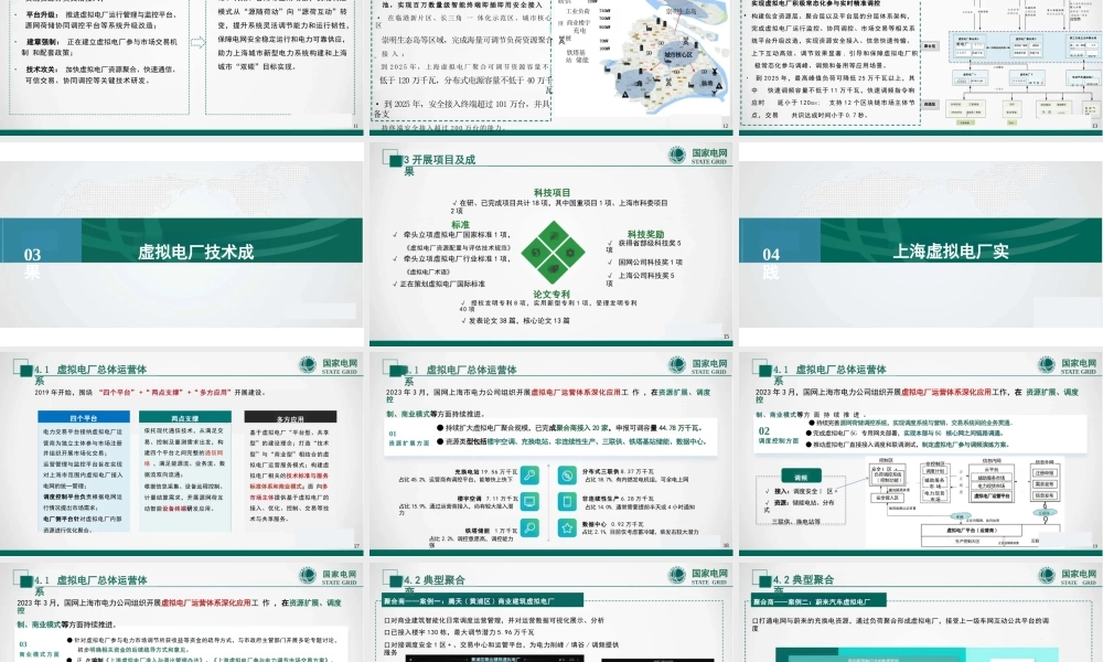 国家电网PPT：上海虚拟电厂建设运营实践-27页