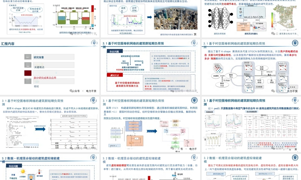 天津大学 穆云飞：AI赋能的建筑能源系统自适应控制及电网互动