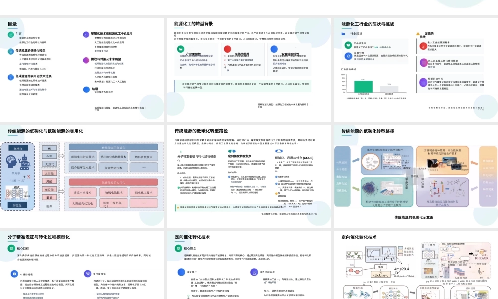 中国化工学会 田松柏：能源化工的低碳智慧化转型-挑战与未来