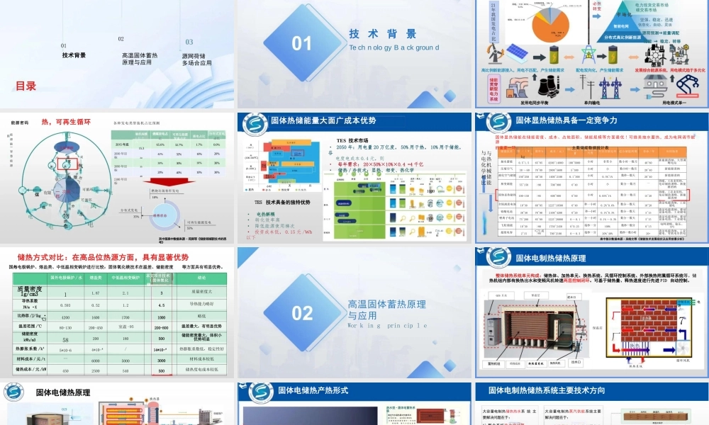 沈阳工业大学 邢作霞：高温固体蓄热电热存储及多场合的应用