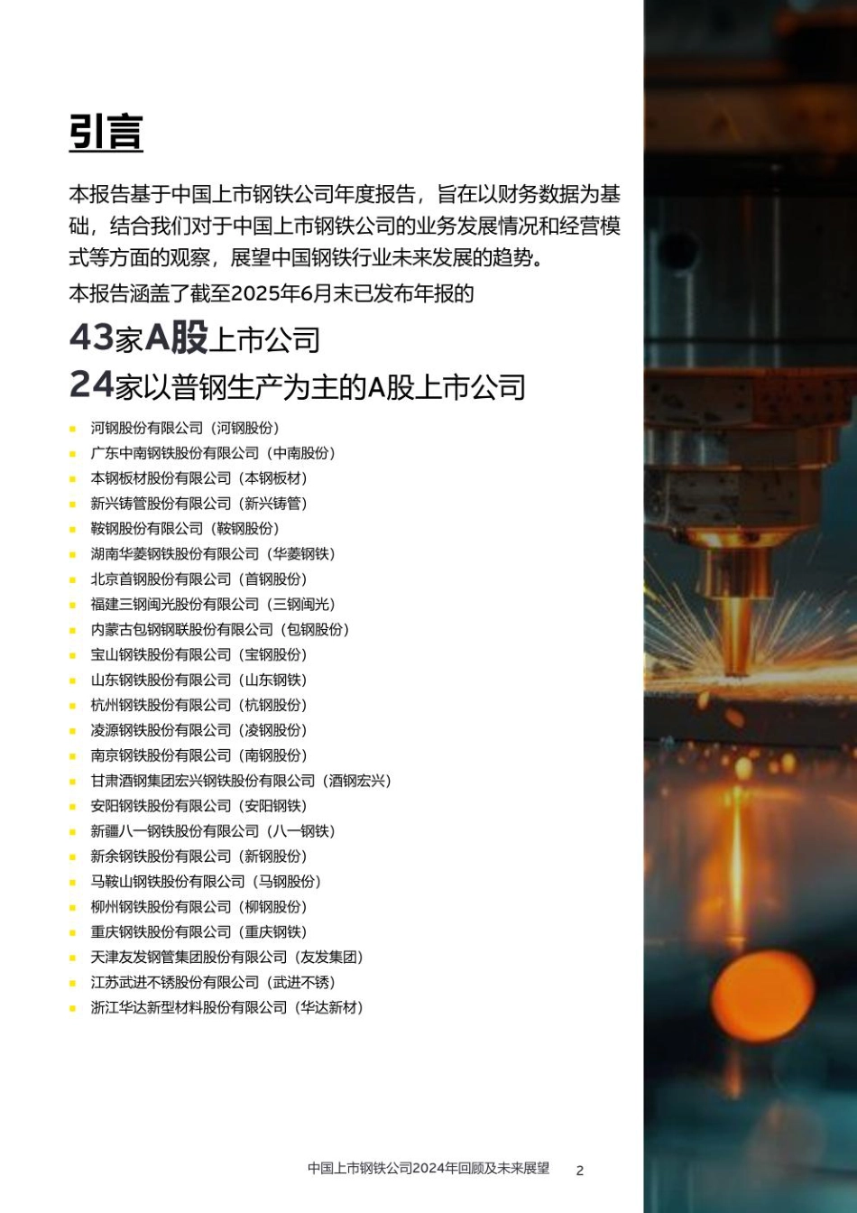 安永：中国上市钢铁公司2024年回顾及未来展望_第2页
