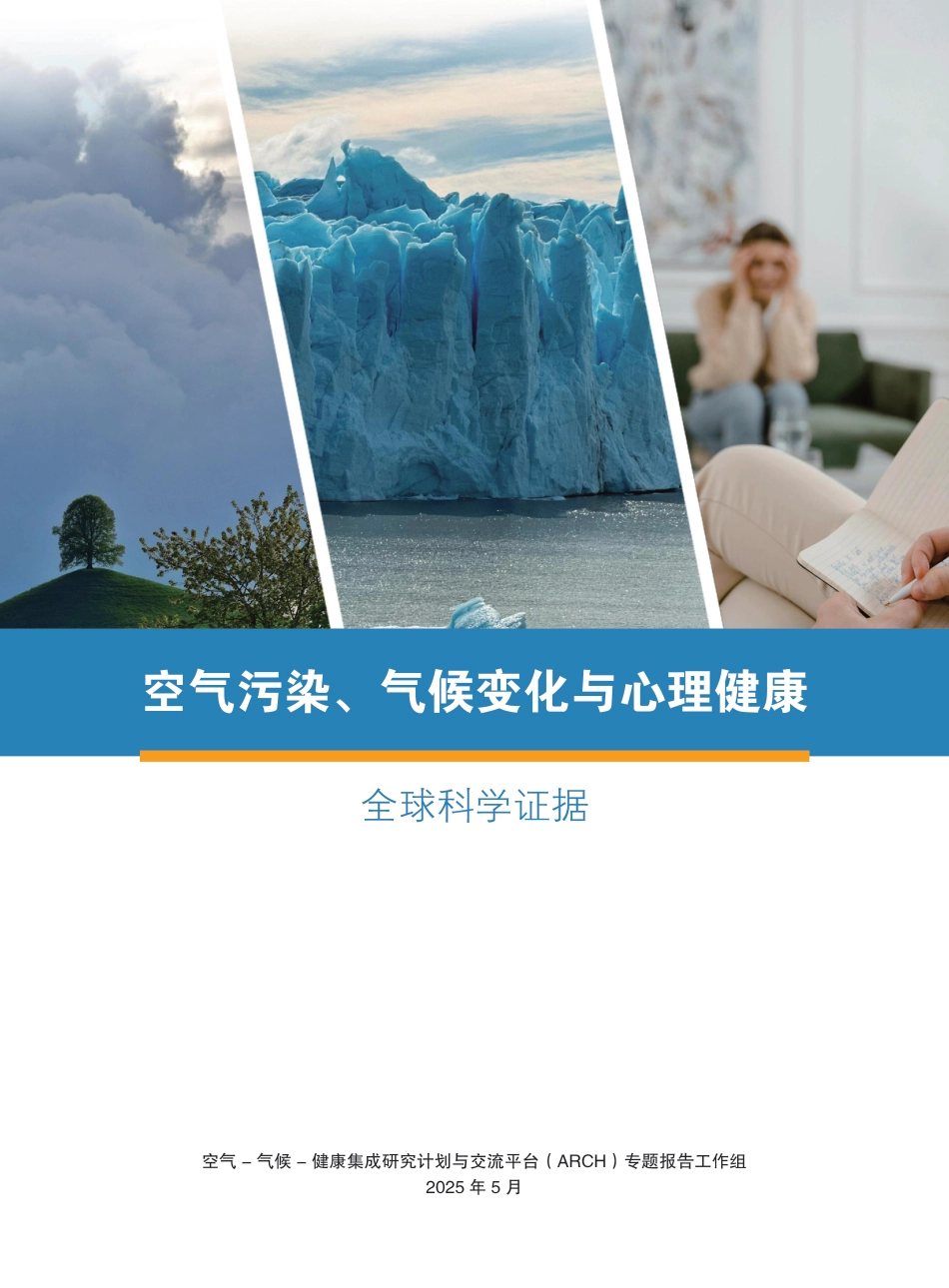 ARCH：空气污染、气候变化与心理健康-全球科学证据专题报告_第3页