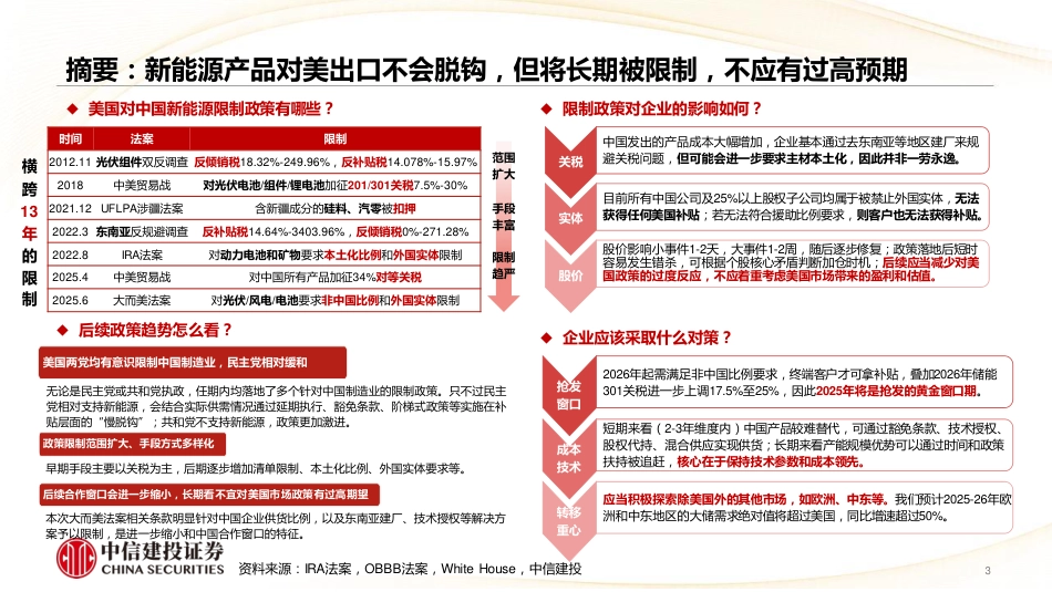 中信建投：美国对华新能源产业链十年政策梳理、复盘、展望_第3页